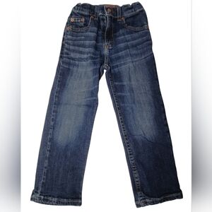JK Indigo Boys 5R Straight Leg Medium Wash Adjustable Jeans Size